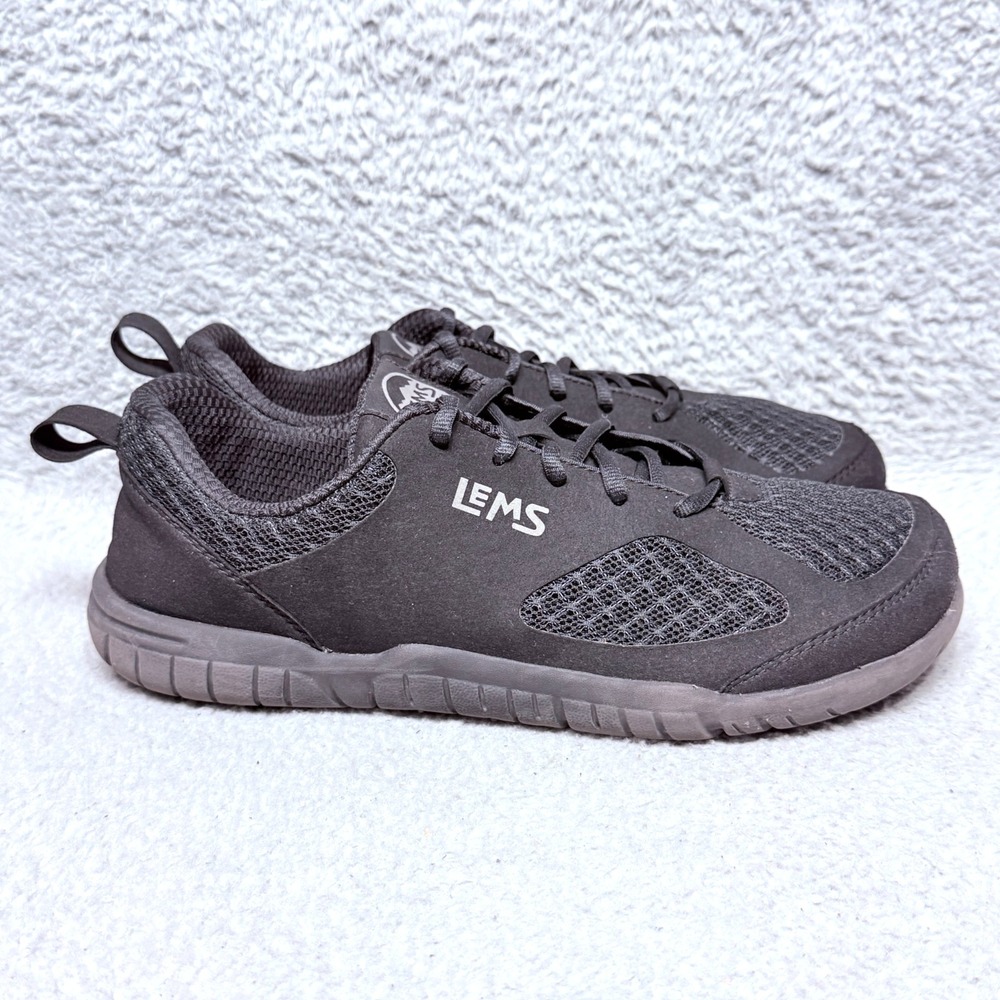 Lems Primal 3 Mens Size 9.5 Sneakers Shoes Black Barefoot Minimalist